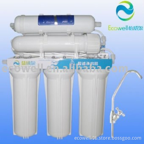 Easily using and maintaining! Water purifier and mineralizer domestic UF water filter with 6 stage filter system